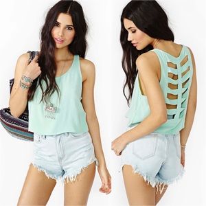 Nasty Gal Spine Chill Crop Tank