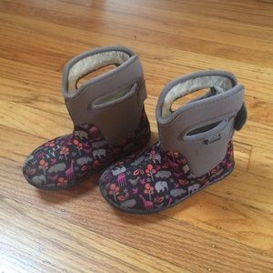 Bogs cold weather boots for kids.