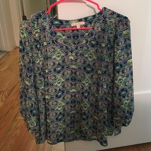 Skies are Blue Stitchfix blouse size large