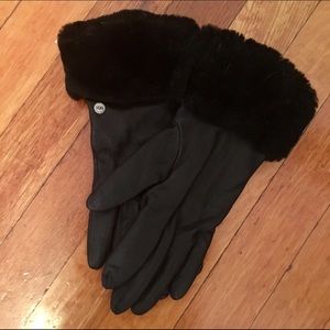 Ugg Cashmere Lined Leather Gloves