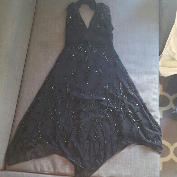 Cache Sequence Halter Dress - image 1