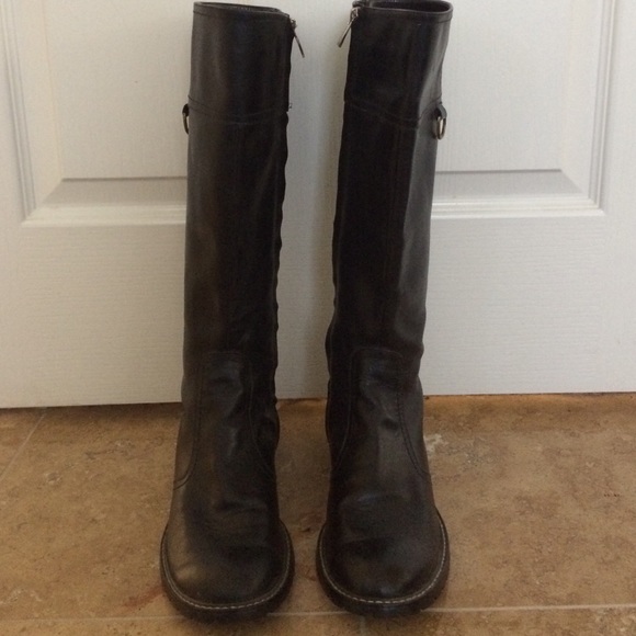Colin Stuart black leather boot like new