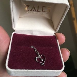 Zales heart necklace
