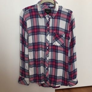 Rails Rayon Plaid Shirt XS