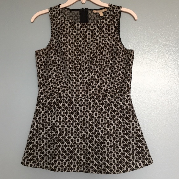 Banana Republic flare pattern top