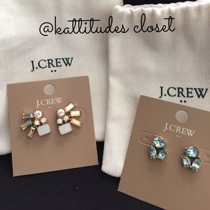 2 for DEAL! J. Crew gold tone earrings. Brand New!