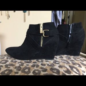 Wedge booties