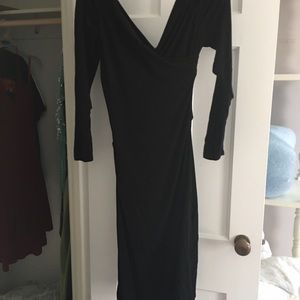 Black just in time dress