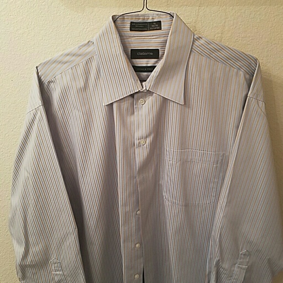 Claiborne for men dress shirt 18.  34/35 XXL