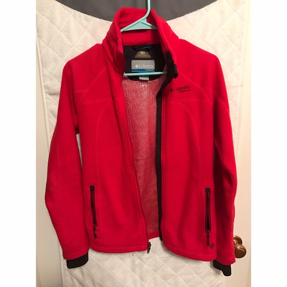 columbia titanium red jacket