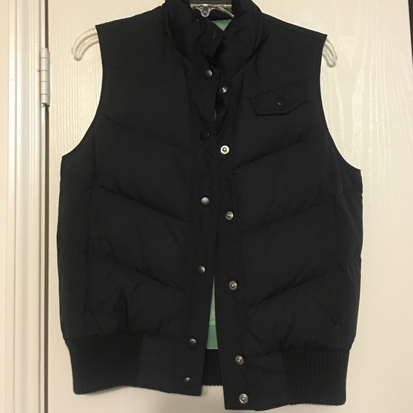 Black down feather vest size small - Picture 1 of 3