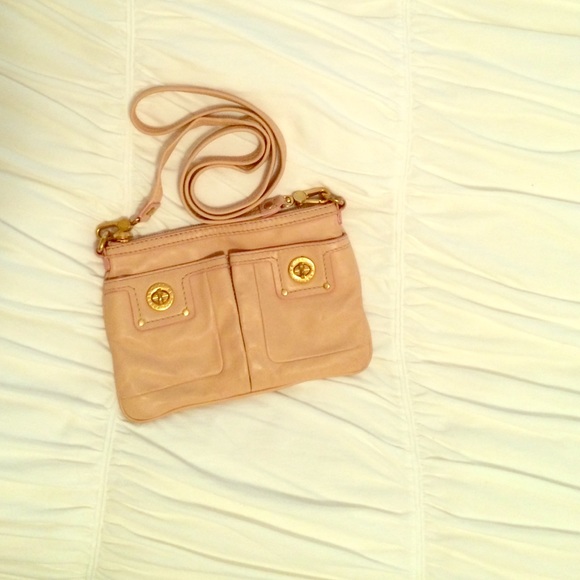 Marc by Marc Jacobs blush pink leather cross body