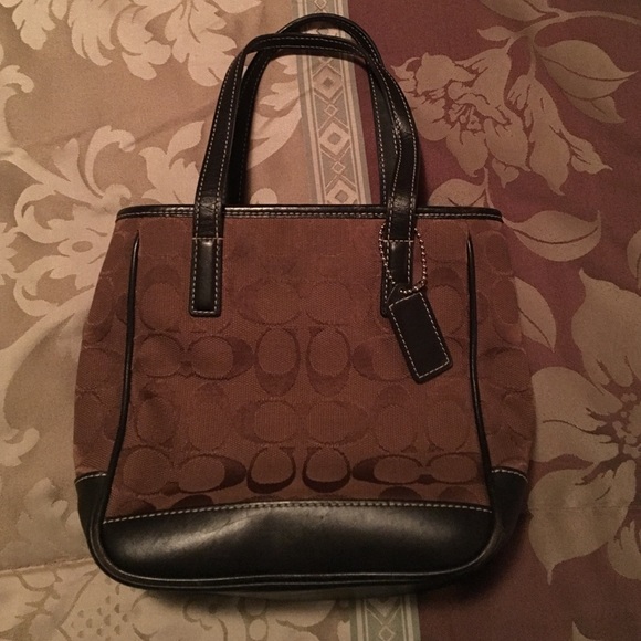 Brown Coach Tote Small