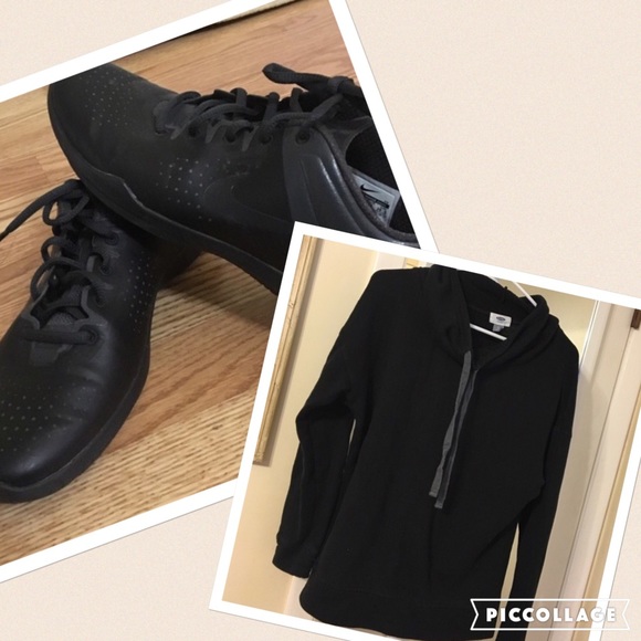 Bundle - Nike shoes and old navy sweater