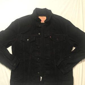 Levi black denim jacket