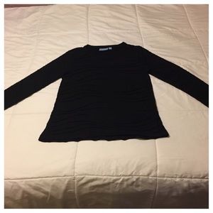 Simply Vera by Vera Wang Black Long Sleeve Top