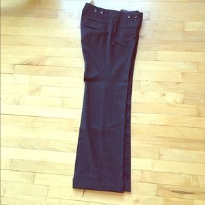 Pinstripe winter pants