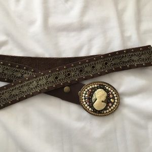 One of a kind Leatherock belt