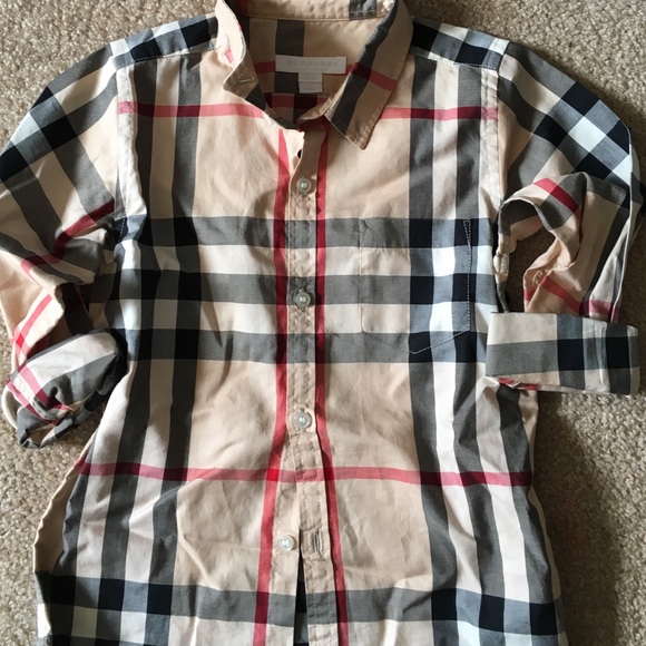 Burberry button down shirt