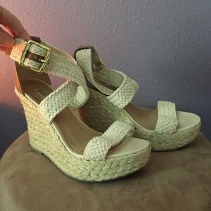Steve Madden Crochet Wedges