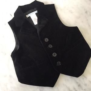 Janie and Jack Velvet Vest