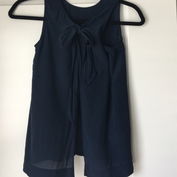 Silk madewell tie back top perfect condition! - Picture 2 of 2