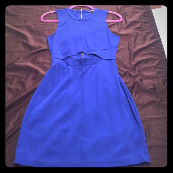 Royal blue dress