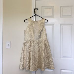 Golden shimmering Dress