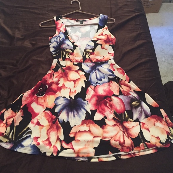 Floral cocktail dress