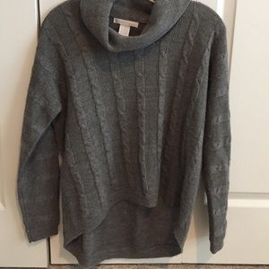 Long sleeve lightweight cowl sweater