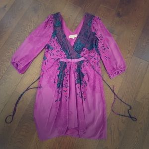 Tibi 100% silk dress