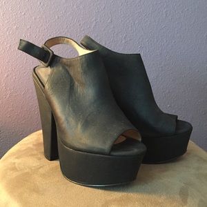 Steve Madden Platform Peep-Toe Heels