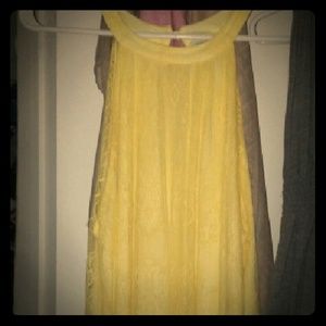 Yellow Charlotte Russe Dress