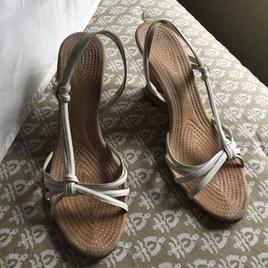 Enzo Angiolini White Sandals