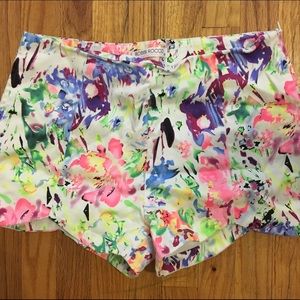 Paint splatter shorts