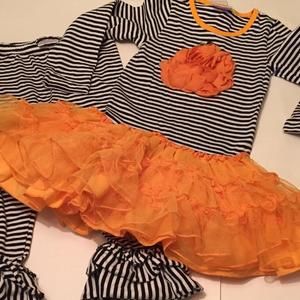 One Posh Kid pumpkin tutu outfit