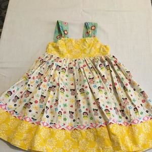 Jelly the Pug adorable tie back dress