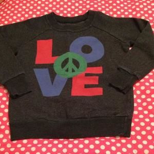 Peace & Love Sweatshirt- Chaser Brand