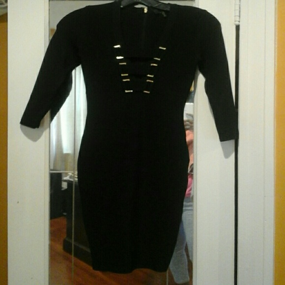 GUESS bodycon sexy black dress!!!!