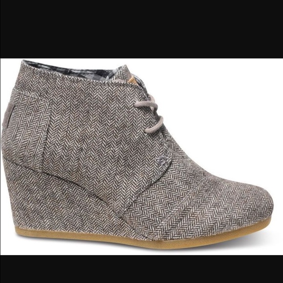 Toms Herringbone Wedge