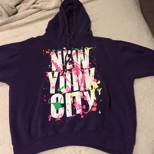 New York City Splattered Hoodie