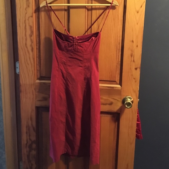 Sexy red Express Stretch cocktail dress