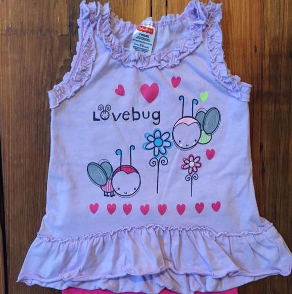 NWOT! Fisher Price 12 month two piece outfit
