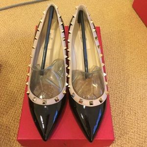 Brand New in box Valentino rock stud wedges.