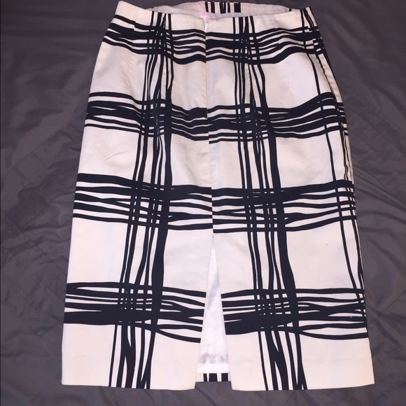 Black and White Pencil Skirt | Express