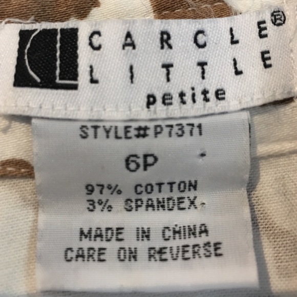 Women's Carole Little Petite button down top - Picture 4 of 8