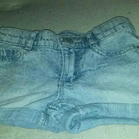 Genuine Kids Boyfriend Style Cuffed Denim Shorts