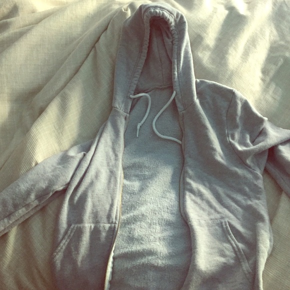 Rare Light Blue/Gray American Apparel Hoodie