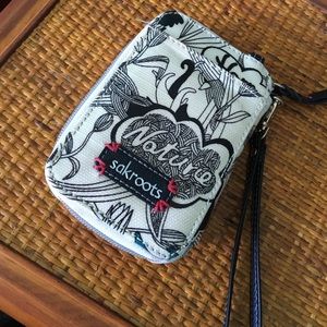 Sakroots wristlet.