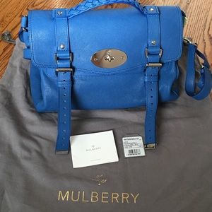Mulberry Alexa in Marine Blue